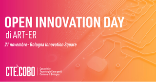 L'Open Innovation Dayorganizzato da ART-ERMartedì 21 novembre si svolgerà l’Open Innovation Day all'Open Innovation Square di Bologna.L'obiettivo quello di favorire momenti di contaminazione, discussione tra startup, PMI Innovative ed imprese. Scopri di più!17 Novembre