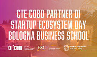 CTE COBO è partner dello Startup Ecosystem DayCTE COBO parteciperà in qualità di partner allo Startup Ecosystem Day di Bologna Business School, in programma mercoledì 6 marzo a Villa Guastavillani a Bologna. Scopri orari e agenda!19 Febbraio